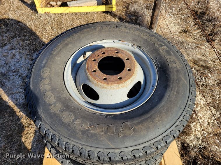 image for item LX9294 (5) LT235/85R16 tires and wheels