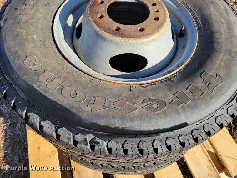 image for item LX9294 (5) LT235/85R16 tires and wheels