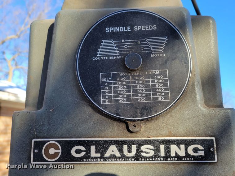 image for item LY9948 Clausing 2217  drill press