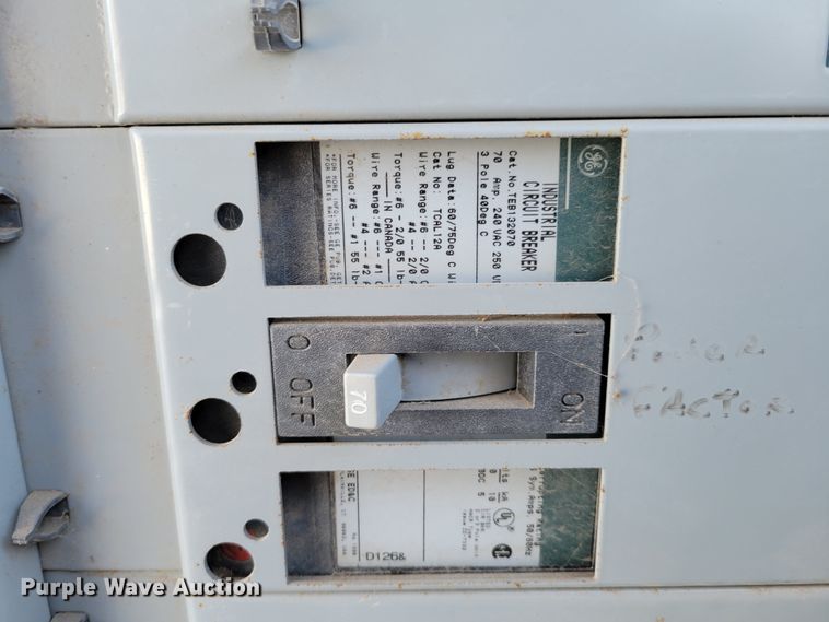 image for item LY9951 GE Spectra Series Power Panelboards  safety switch enclosure