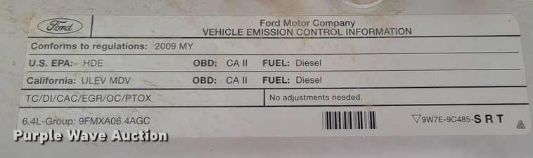 image for item LY9953 2009 Ford F250 Super Duty XLT  pickup truck