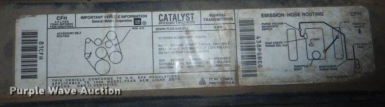 image for item LY9988 1996 Chevrolet 1500  pickup truck