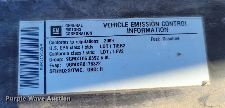 image for item LY9989 2009 Chevrolet Tahoe Hybrid 2 Mode  SUV