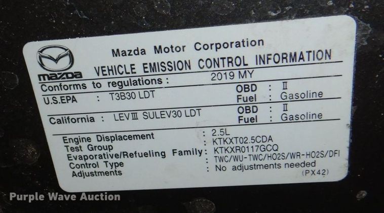 image for item LY9995 2019 Mazda CX-5  SUV