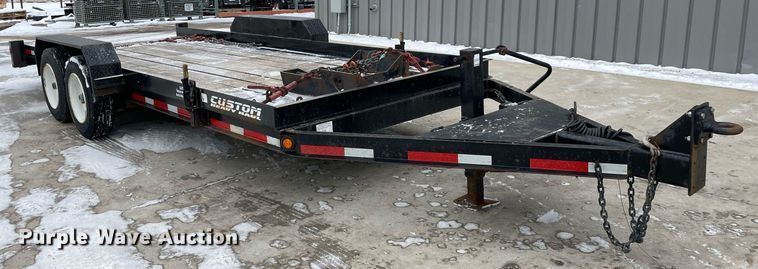 image for item MA9887 2018 Custom Heavy Haul 7T192THDBW  tilt deck equipment trailer