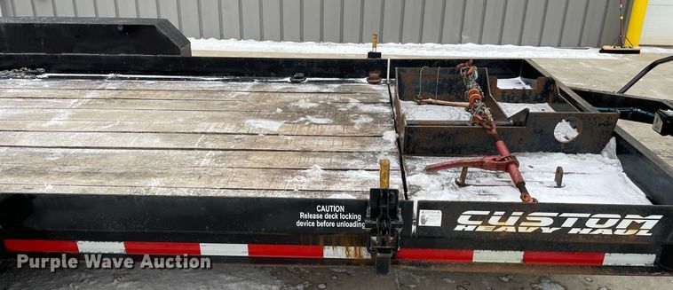 image for item MA9887 2018 Custom Heavy Haul 7T192THDBW  tilt deck equipment trailer
