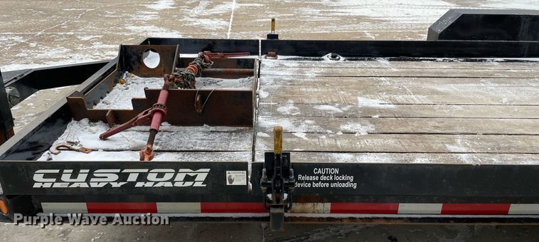 image for item MA9887 2018 Custom Heavy Haul 7T192THDBW  tilt deck equipment trailer