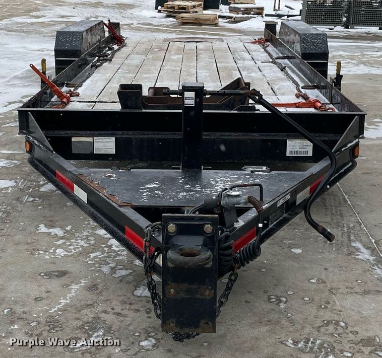 image for item MA9888 2019 Custom Heavy Haul 7T192THDBW  tilt deck equipment trailer