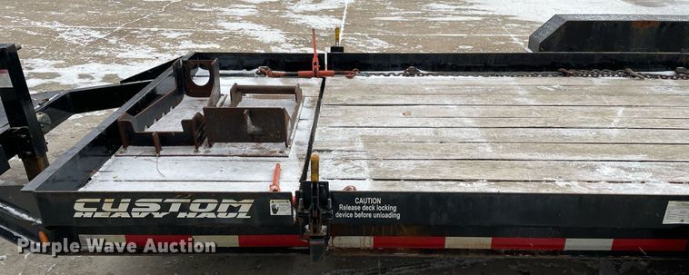 image for item MA9888 2019 Custom Heavy Haul 7T192THDBW  tilt deck equipment trailer