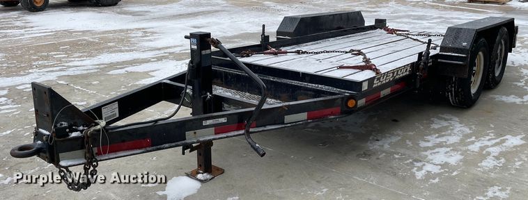 image for item MA9889 2017 Custom Heavy Haul 3.5T132TBW  tilt deck equipment trailer