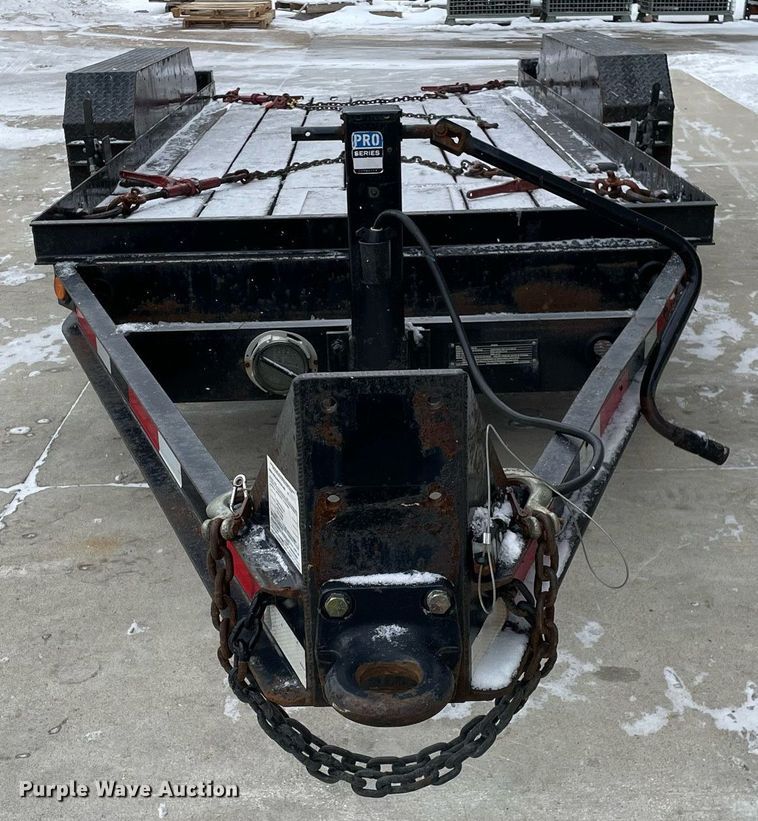 image for item MA9889 2017 Custom Heavy Haul 3.5T132TBW  tilt deck equipment trailer