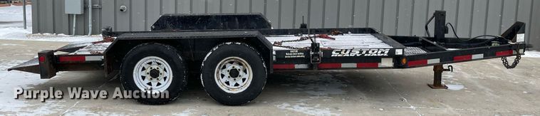 image for item MA9889 2017 Custom Heavy Haul 3.5T132TBW  tilt deck equipment trailer