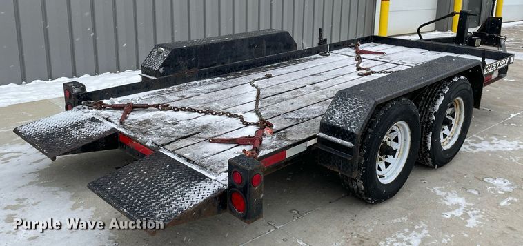 image for item MA9889 2017 Custom Heavy Haul 3.5T132TBW  tilt deck equipment trailer