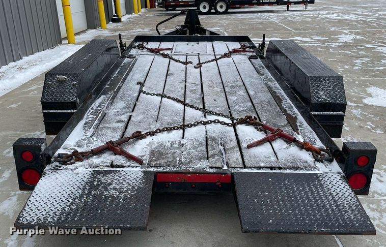 image for item MA9889 2017 Custom Heavy Haul 3.5T132TBW  tilt deck equipment trailer