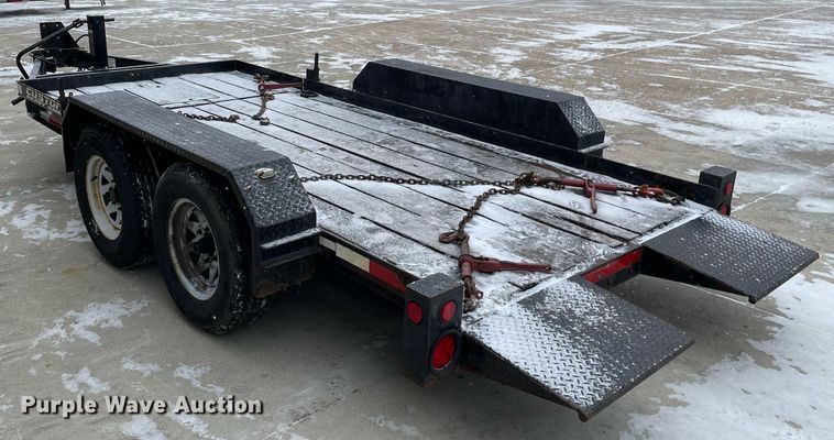 image for item MA9889 2017 Custom Heavy Haul 3.5T132TBW  tilt deck equipment trailer