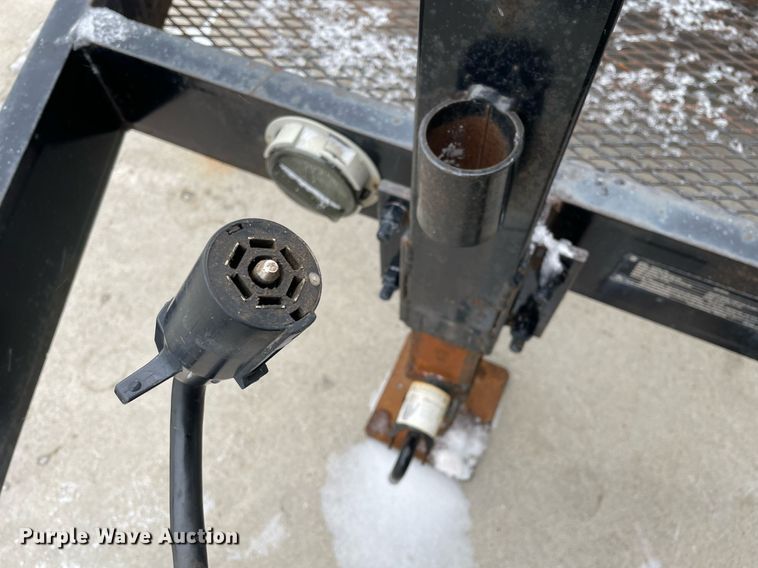 image for item MA9889 2017 Custom Heavy Haul 3.5T132TBW  tilt deck equipment trailer