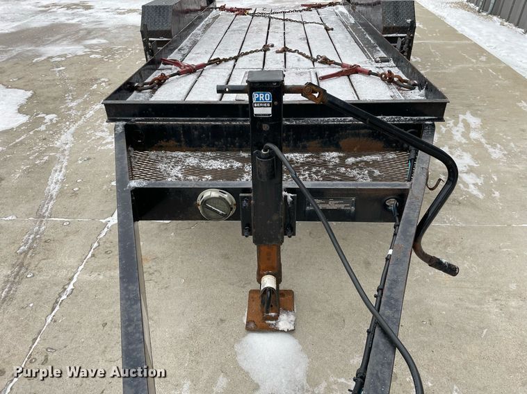 image for item MA9889 2017 Custom Heavy Haul 3.5T132TBW  tilt deck equipment trailer