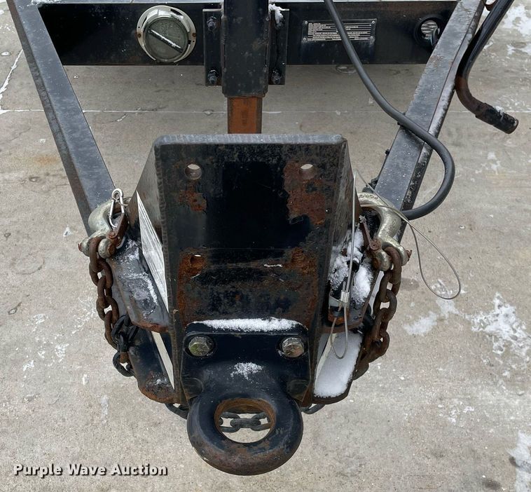 image for item MA9889 2017 Custom Heavy Haul 3.5T132TBW  tilt deck equipment trailer