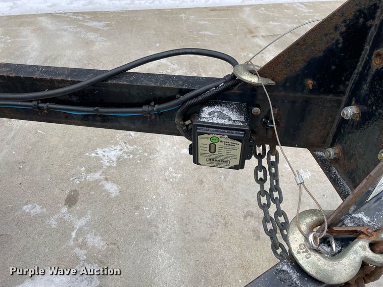 image for item MA9889 2017 Custom Heavy Haul 3.5T132TBW  tilt deck equipment trailer