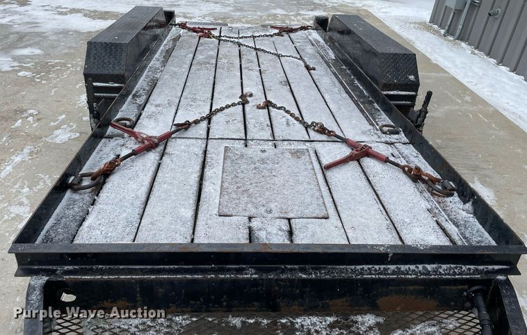 image for item MA9889 2017 Custom Heavy Haul 3.5T132TBW  tilt deck equipment trailer