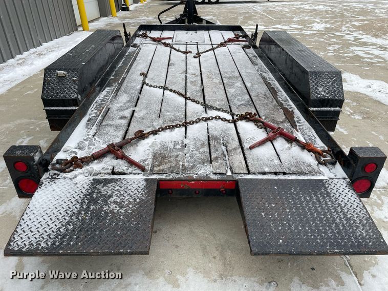 image for item MA9889 2017 Custom Heavy Haul 3.5T132TBW  tilt deck equipment trailer