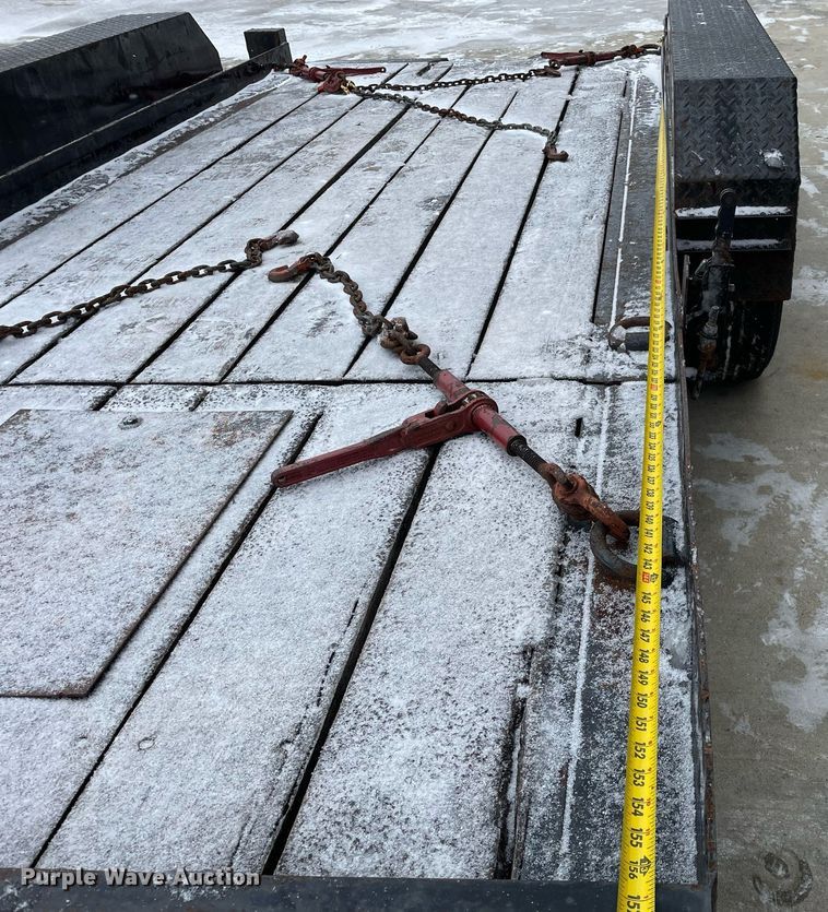 image for item MA9889 2017 Custom Heavy Haul 3.5T132TBW  tilt deck equipment trailer