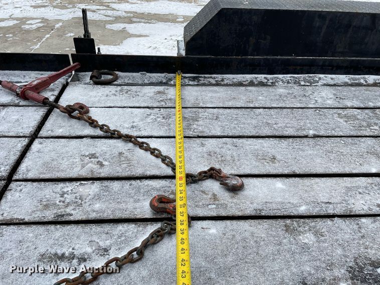 image for item MA9889 2017 Custom Heavy Haul 3.5T132TBW  tilt deck equipment trailer