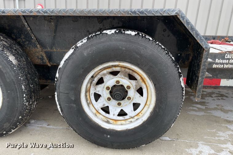 image for item MA9889 2017 Custom Heavy Haul 3.5T132TBW  tilt deck equipment trailer