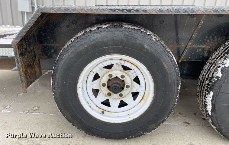 image for item MA9889 2017 Custom Heavy Haul 3.5T132TBW  tilt deck equipment trailer