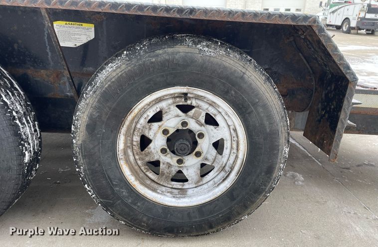 image for item MA9889 2017 Custom Heavy Haul 3.5T132TBW  tilt deck equipment trailer