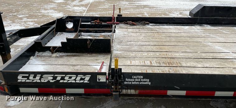 image for item MA9890 2019 Custom Heavy Haul 7T192THDB2  tilt deck equipment trailer