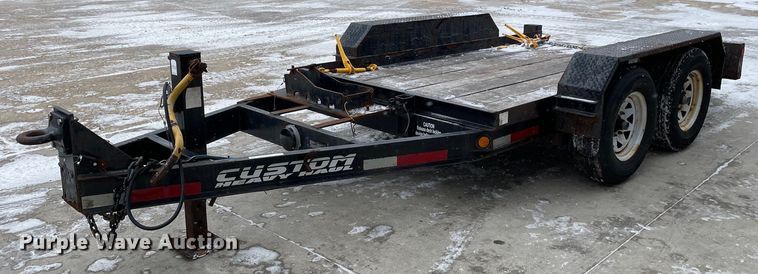 image for item MA9892 2017 Custom Heavy Haul 3.5T102TBW  tilt deck equipment trailer