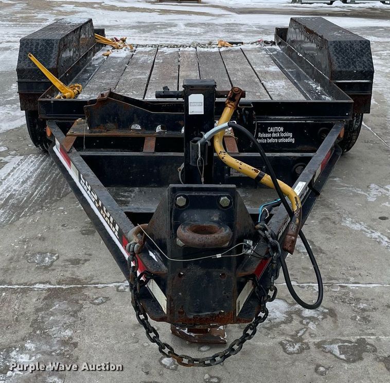 image for item MA9892 2017 Custom Heavy Haul 3.5T102TBW  tilt deck equipment trailer