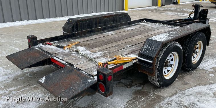 image for item MA9892 2017 Custom Heavy Haul 3.5T102TBW  tilt deck equipment trailer