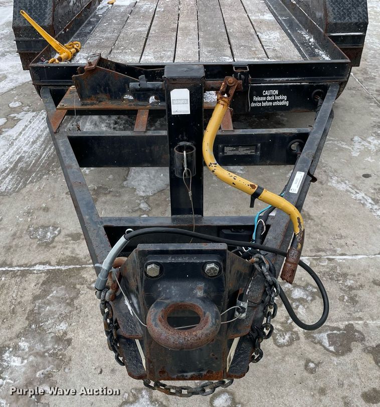 image for item MA9892 2017 Custom Heavy Haul 3.5T102TBW  tilt deck equipment trailer