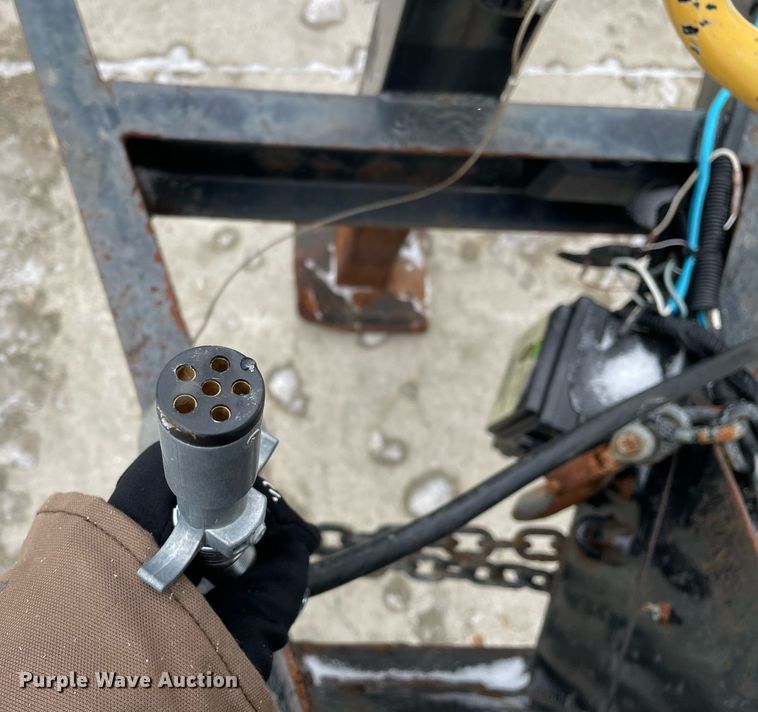 image for item MA9892 2017 Custom Heavy Haul 3.5T102TBW  tilt deck equipment trailer