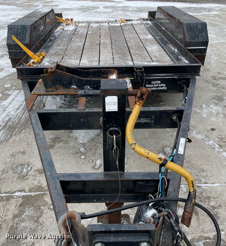 image for item MA9892 2017 Custom Heavy Haul 3.5T102TBW  tilt deck equipment trailer