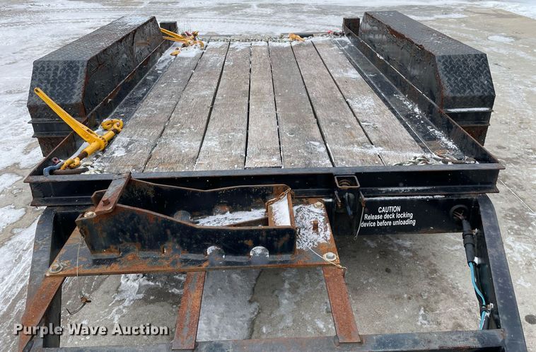 image for item MA9892 2017 Custom Heavy Haul 3.5T102TBW  tilt deck equipment trailer