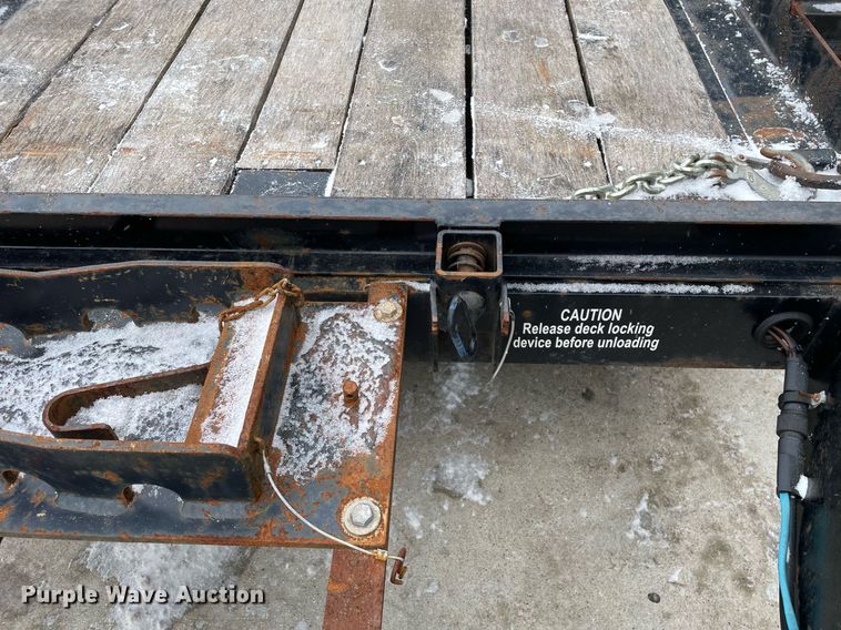 image for item MA9892 2017 Custom Heavy Haul 3.5T102TBW  tilt deck equipment trailer