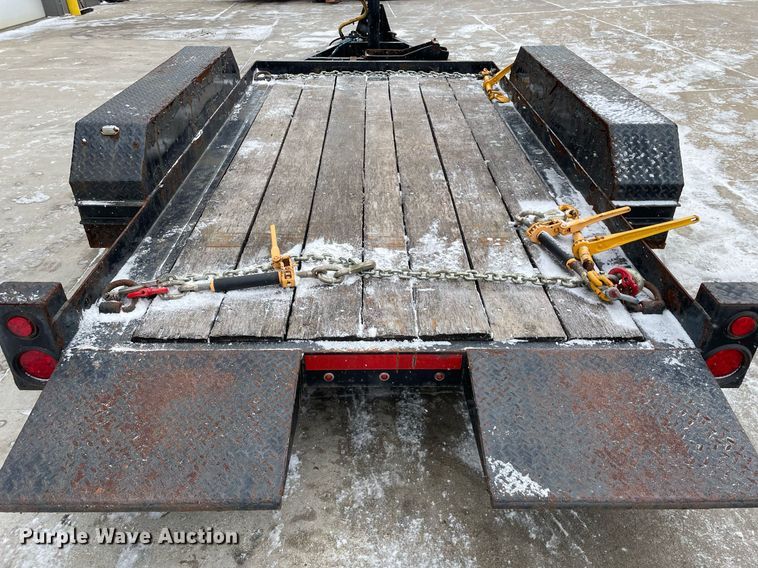 image for item MA9892 2017 Custom Heavy Haul 3.5T102TBW  tilt deck equipment trailer