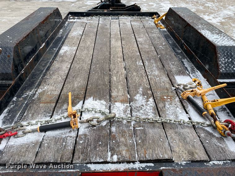 image for item MA9892 2017 Custom Heavy Haul 3.5T102TBW  tilt deck equipment trailer