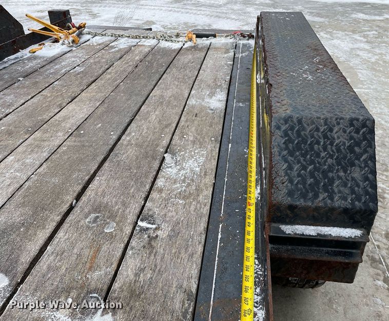 image for item MA9892 2017 Custom Heavy Haul 3.5T102TBW  tilt deck equipment trailer