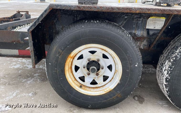 image for item MA9892 2017 Custom Heavy Haul 3.5T102TBW  tilt deck equipment trailer