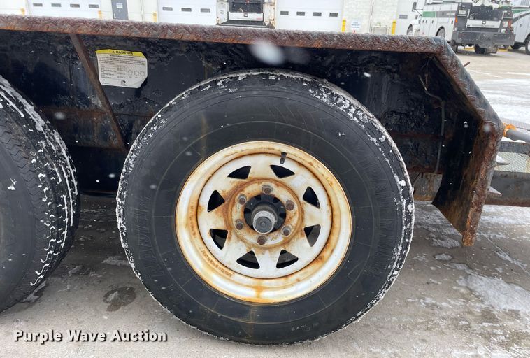 image for item MA9892 2017 Custom Heavy Haul 3.5T102TBW  tilt deck equipment trailer