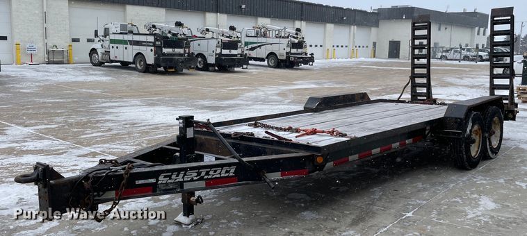 image for item MA9893 2017 Custom Heavy Haul 10T162FCBW  tilt deck equipment trailer