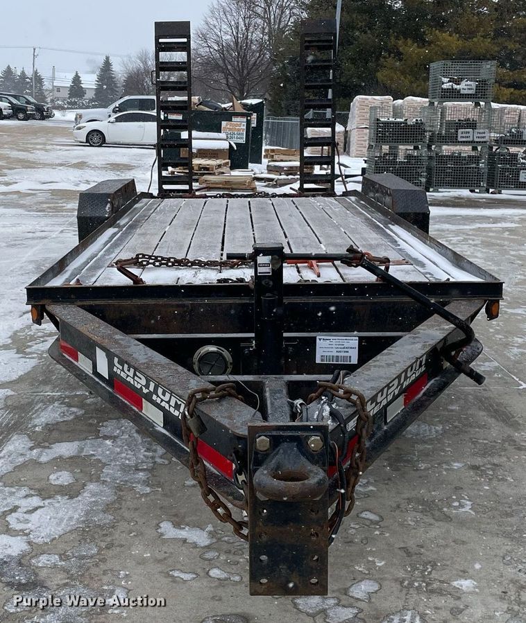 image for item MA9893 2017 Custom Heavy Haul 10T162FCBW  tilt deck equipment trailer