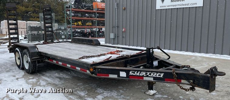 image for item MA9893 2017 Custom Heavy Haul 10T162FCBW  tilt deck equipment trailer