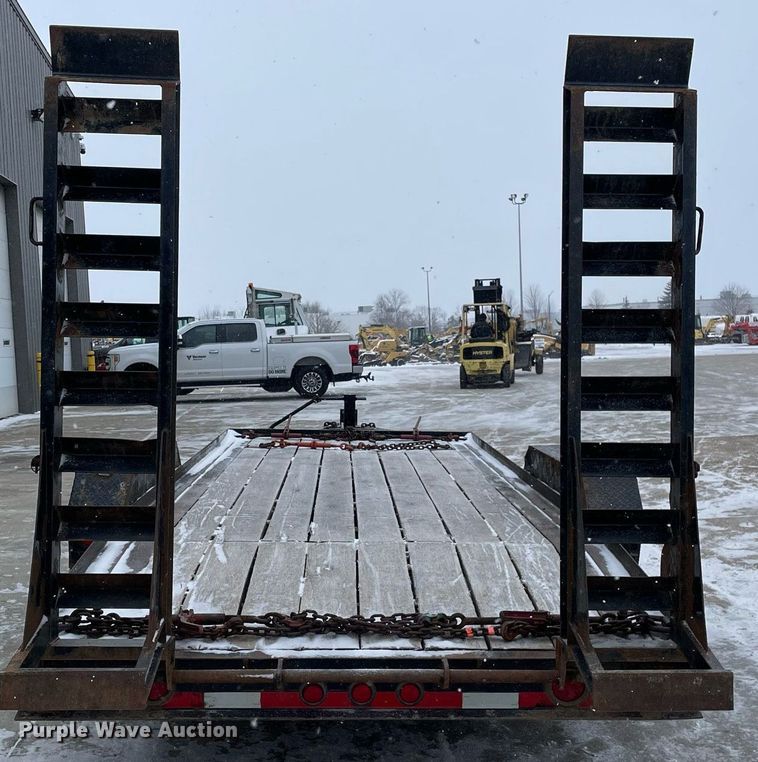 image for item MA9893 2017 Custom Heavy Haul 10T162FCBW  tilt deck equipment trailer