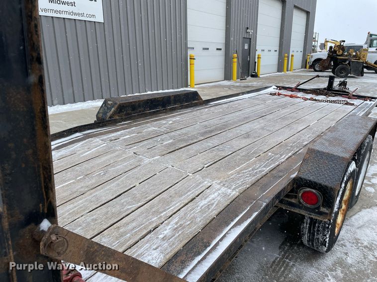 image for item MA9893 2017 Custom Heavy Haul 10T162FCBW  tilt deck equipment trailer