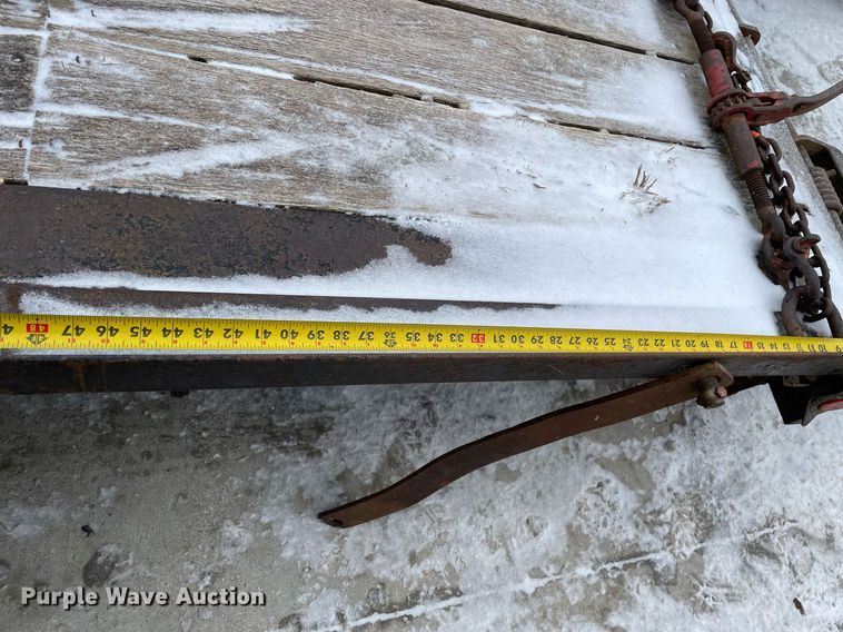 image for item MA9893 2017 Custom Heavy Haul 10T162FCBW  tilt deck equipment trailer